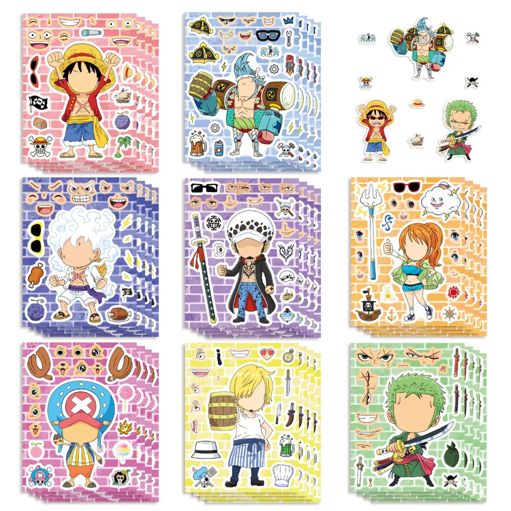 Phone Accessories Supplier - 8/16/24 Fogli di Adesivi Puzzle per