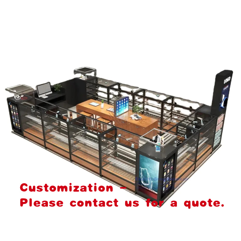 Phone Accessories Design Shop - Espositore Personalizzato Economico in Vetro e