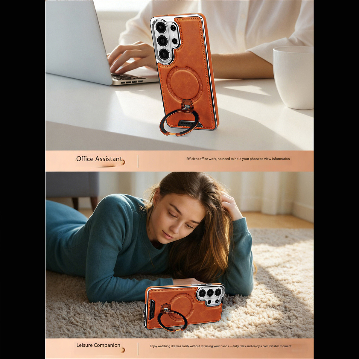 Custodia per telefono in pelle - Phone Accessories Ring Holder recensione e prezzo