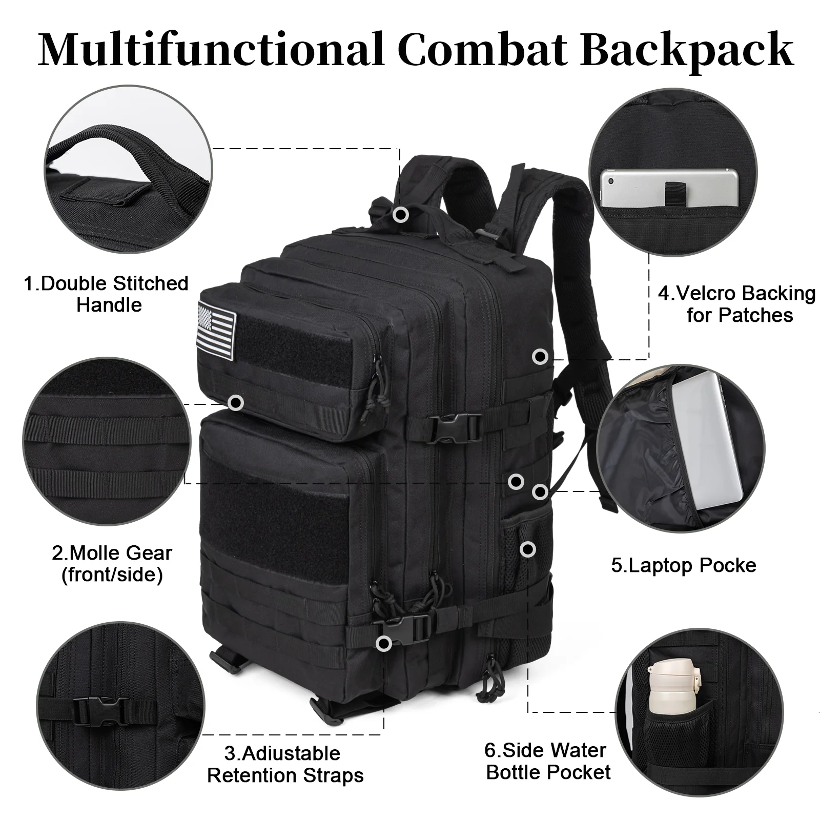 Zaino Tattico Militare da 60L  - Phone Accessories Men recensione e prezzo