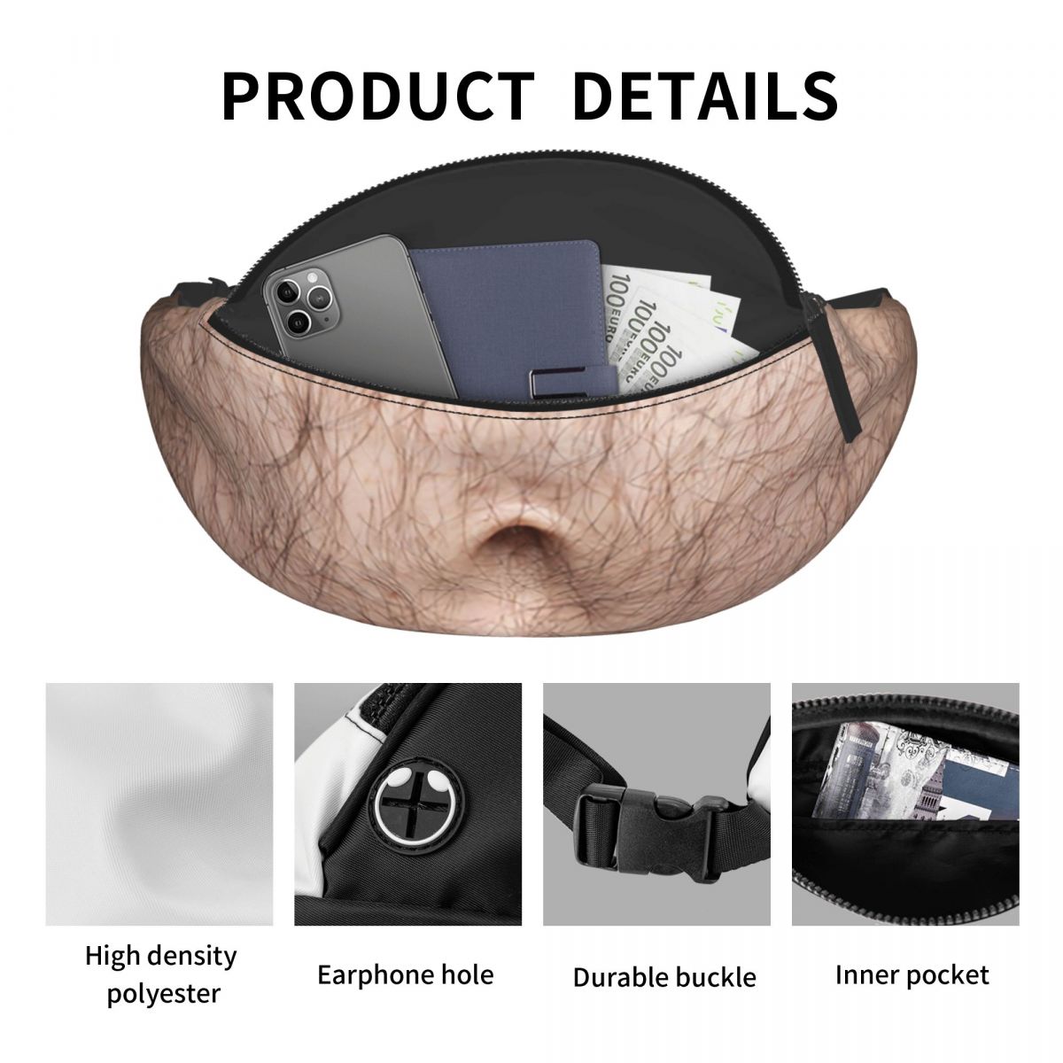 Marsupio Beer Fat Belly Uomo D - Phone Accessories Men recensione e prezzo