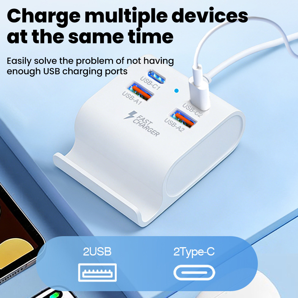 Presa USB 4 in 1 con supporto  - Phone Accessories Supplier recensione e prezzo