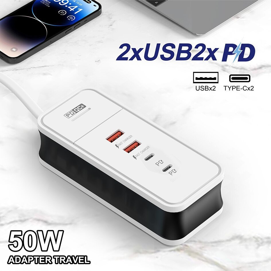 Caricatore USB C a 4 porte da  - Phone Accessories Supplier recensione e prezzo